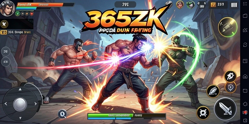 Gambaran gameplay mendebarkan di 365ZK.