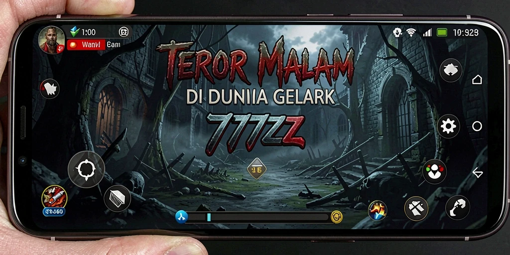 Screenshot menampilkan suasana mencekam dalam gameplay Horror.