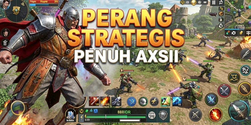 Tampilan layar gameplay 888IDR yang penuh aksi dan strategi.