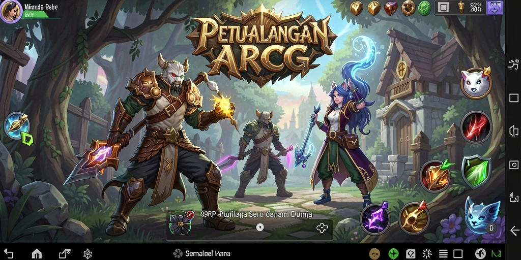 Tampilan gameplay 99RP yang penuh aksi dan petualangan.