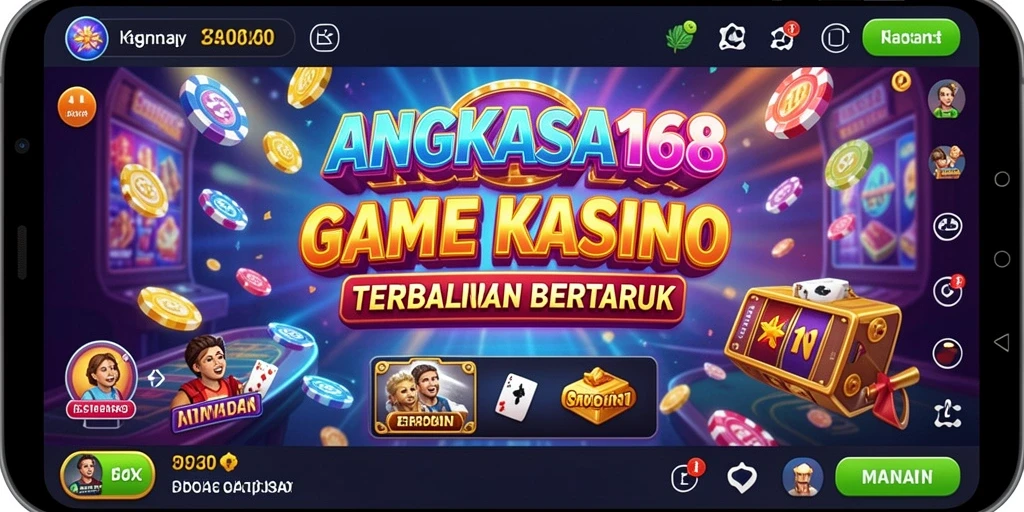 Tampilan gameplay menarik dari ANGKASA168 di kasino online.