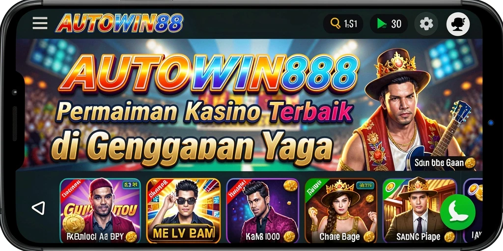 Tampilan menarik saat bermain kasino di AUTOWIN88.