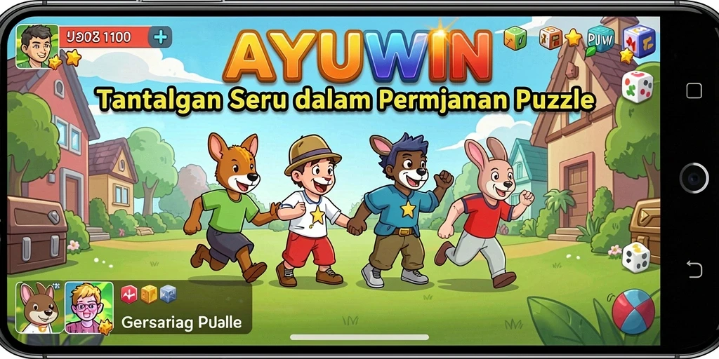 Cuplikan gameplay AYUWIN yang menantang di dunia Puzzle.