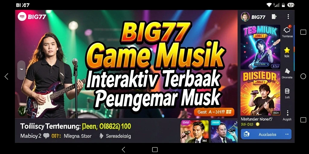 Tampilan gameplay interaktif dan menarik dari BIG77
