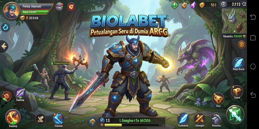 Screenshot gameplay ARPG BIOLABET yang mendebarkan.