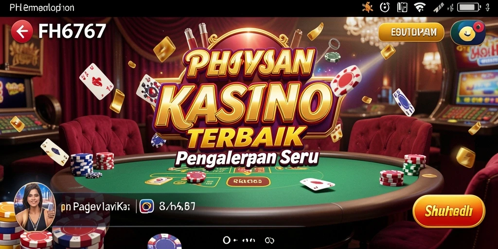 Gameplay kasino seru dengan berbagai pilihan permainan yang menarik.
