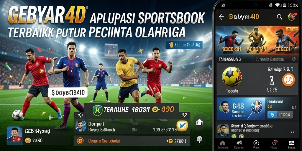 Tampilan antarmuka GEBYAR4D yang menarik dalam gameplay Sportsbook.