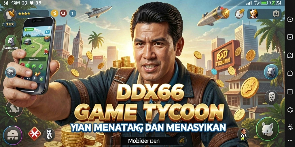 Tampilan gameplay menarik dari game Tycoon IDX66.