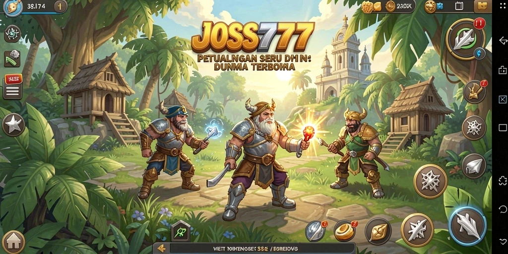 Tampilan gameplay <strong>JOSS777</strong> dengan petualangan di dunia terbuka yang menakjubkan.