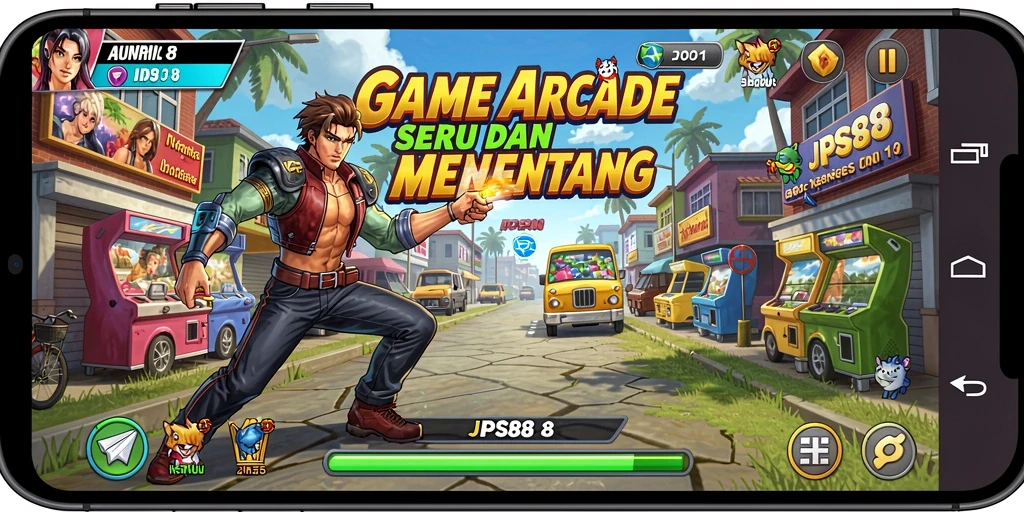 Tampilan gameplay JPS88 yang penuh warna dan menantang.