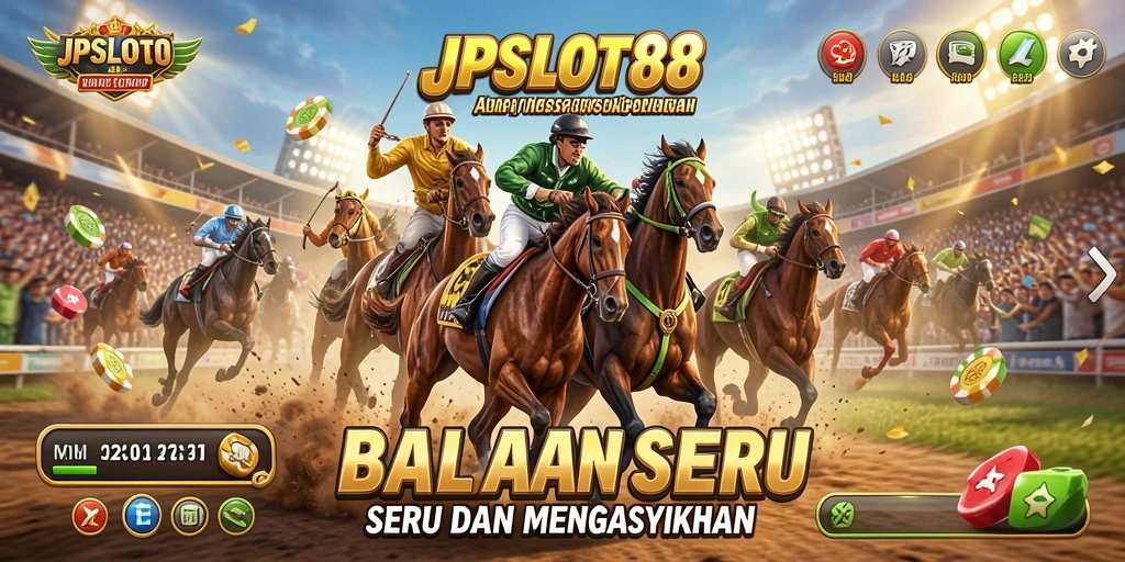 Tampilan seru dari gameplay balapan JPSLOT88 yang menarik.
