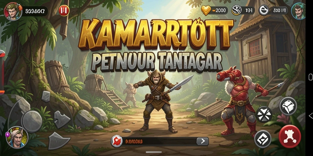 Gameplay seru KAMARTOTO dengan dunia petualangan yang luas.