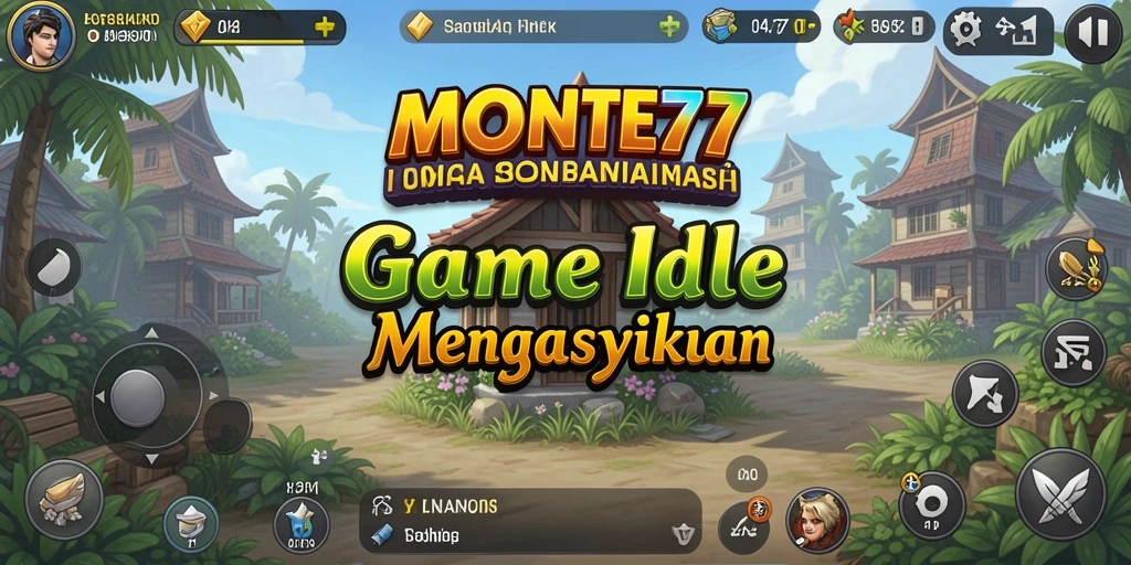 Screenshot gameplay <strong>MONTE77</strong> yang menggambarkan elemen Idle yang menarik.