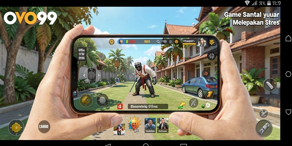 Tampilan game OVO99 yang ceria dan menghibur.