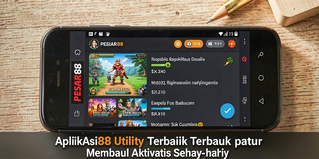 Tampilan utama PESIAR88 yang mempermudah pengguna dalam aktivitas sehari-hari.