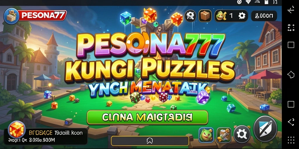 Tangkapan layar PESONA77 menampilkan gameplay puzzle yang menantang.