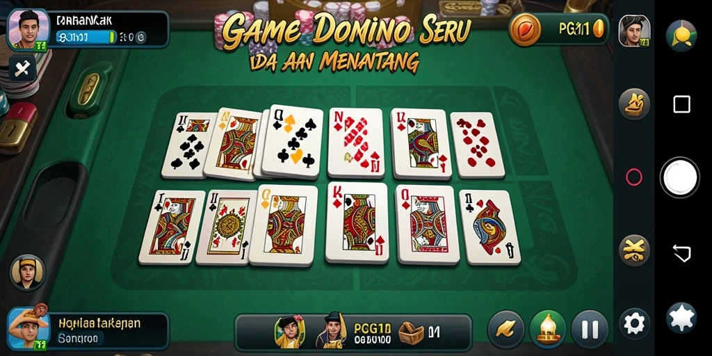 Tampilan utama PG11 dengan gameplay Domino yang menegangkan.