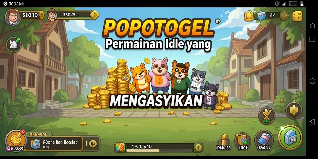 Screenshot utama POPOTOGEL menampilkan gameplay yang mengasyikkan dan warna-warni.