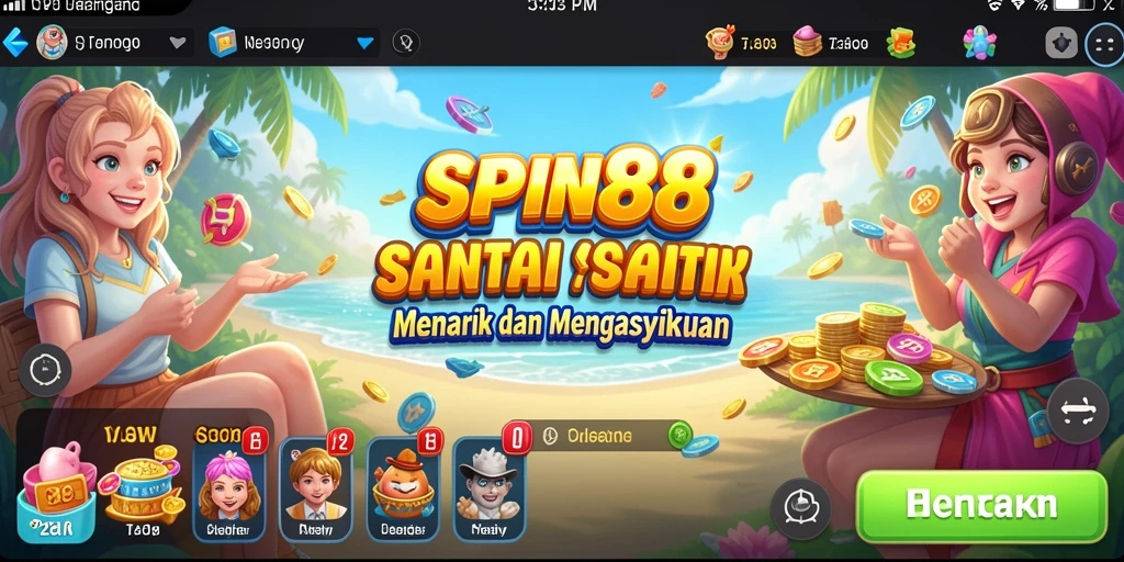 Tampilan menarik dari gameplay seru SPIN88 dalam aksi.