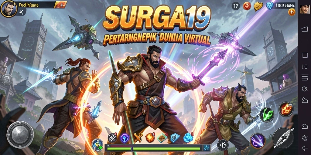 Gameplay SURGA19 menampilkan pertarungan intens dan grafis yang menakjubkan.