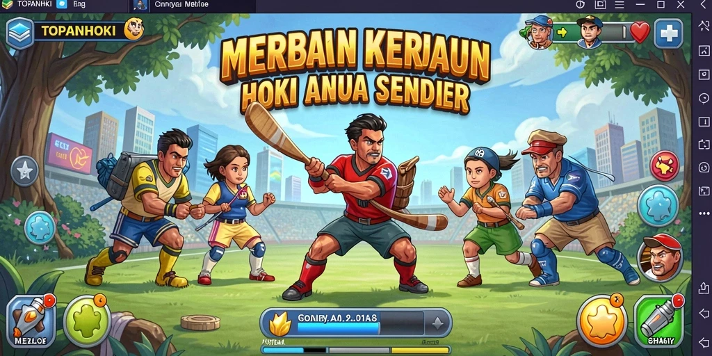 Gameplay menarik dari TOPANHOKI dengan manajemen tim hoki