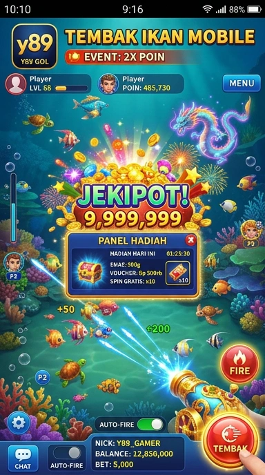 Pengguna sedang menjelajahi berbagai kategori aplikasi di y89.